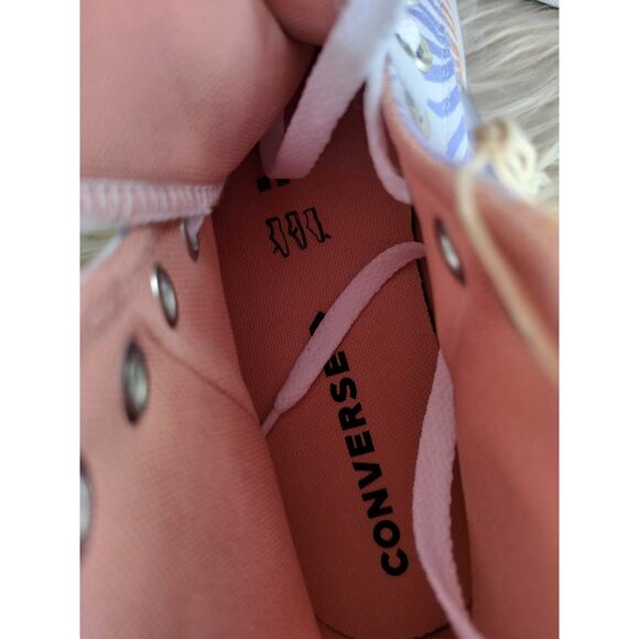 3903) Converse Women Chuck Taylor All Star Move Floral Platform Shoes Size US 9 - Picture 7 of 8